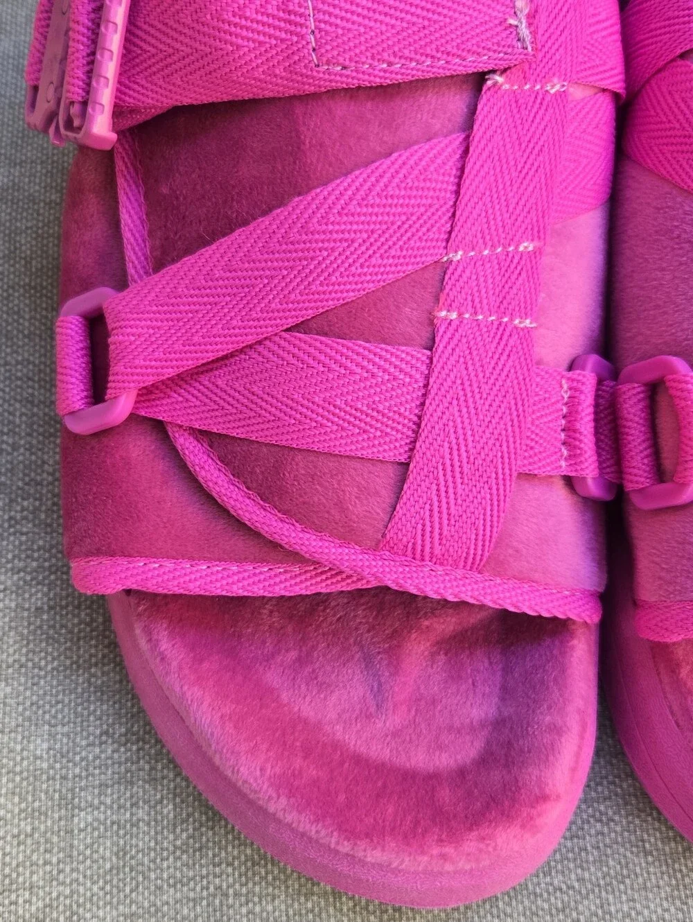 Draco Men's Pink Strappy Slide Sandals